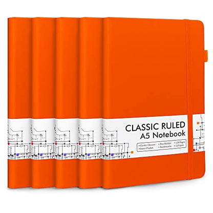 5 Pack Journal Notebook Bulk for School (5 Count)
