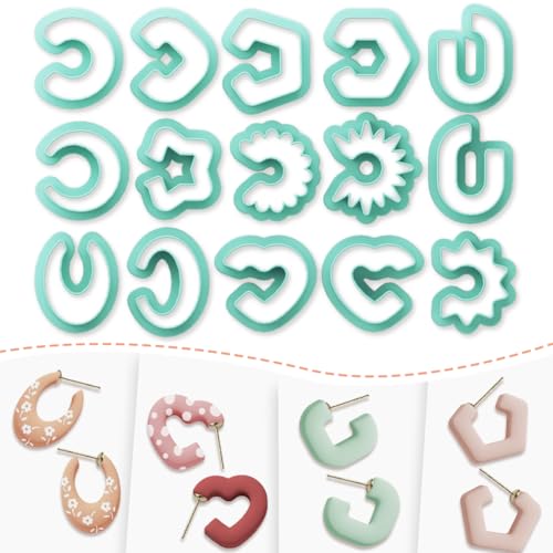 Polymer Clay Cutters (15 Count)