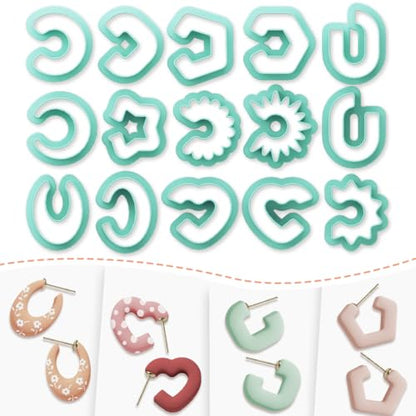 Polymer Clay Cutters (15 Count)