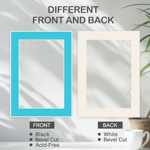 15 Pack 12x16 Picture Mats for 8.5x11 Photos