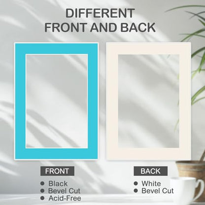 15 Pack 12x16 Picture Mats for 8.5x11 Photos