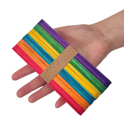 120 Pcs 6" Jumbo Popsicle Sticks (120 Count)