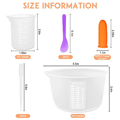 Silicone Resin Measuring Cups