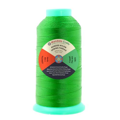 Size 92 280D T90 Green Bonded Nylon Thread