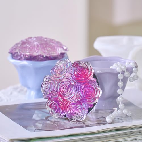 Rose Jar Resin Mold with Lid