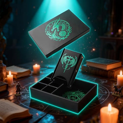 Dice Tray and Dice Tower with Storage