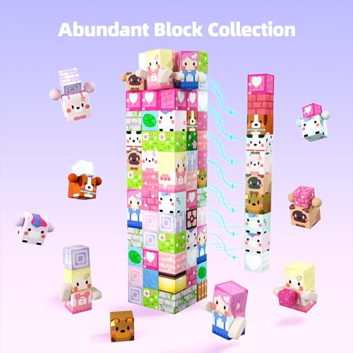 100PCS Magnetic Blocks Kid Building Toys for 3+ Years Old Girls (100 Count)