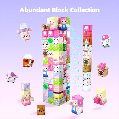 100PCS Magnetic Blocks Kid Building Toys for 3+ Years Old Girls (100 Count)