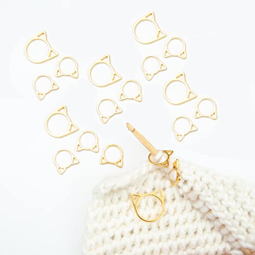 Cat Stitch Markers Cute Stitch Markers Metal Stitch Marker for Crocheting