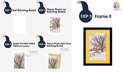 Mat Board Center 10 Pack 5x7 Photo Mats for 4x6 Picture