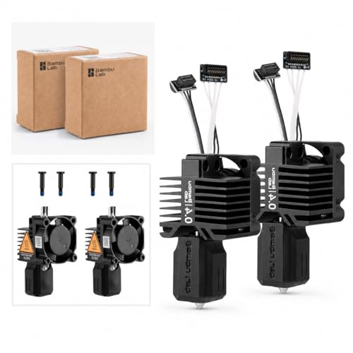 2 Pack Hotend Complete Kit for Bambu Lab P1P