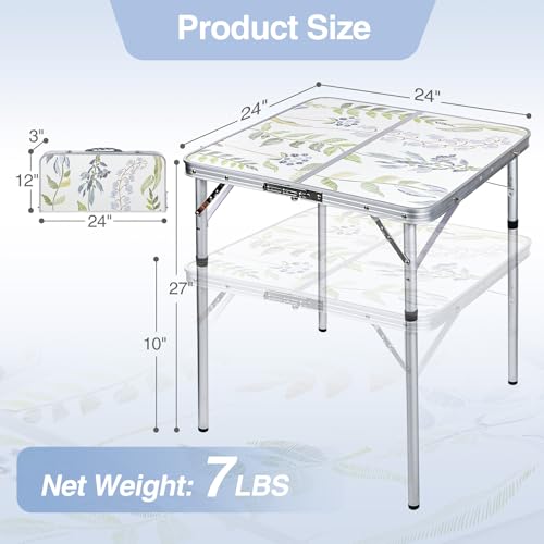2ft Square Portable Camping Table