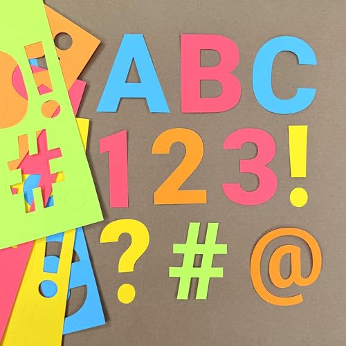 3 Inch Bulletin Board Letters & Numbers (209 Count)
