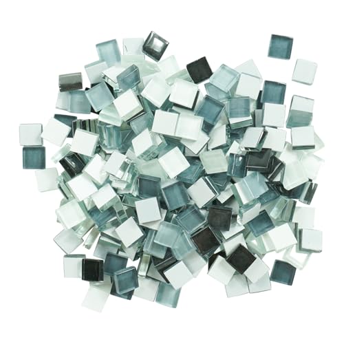 Square Glass Mosaic Tiles for Adults Crafts Supplies