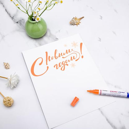 Orange Paint Markers (12 Count)