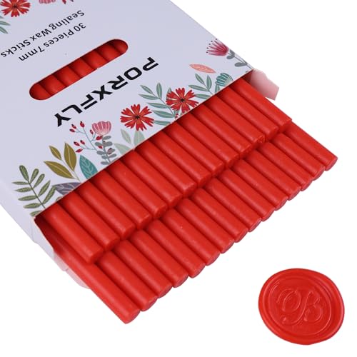 30 Pieces 7mm Sealing Wax Sticks for Glue Gun