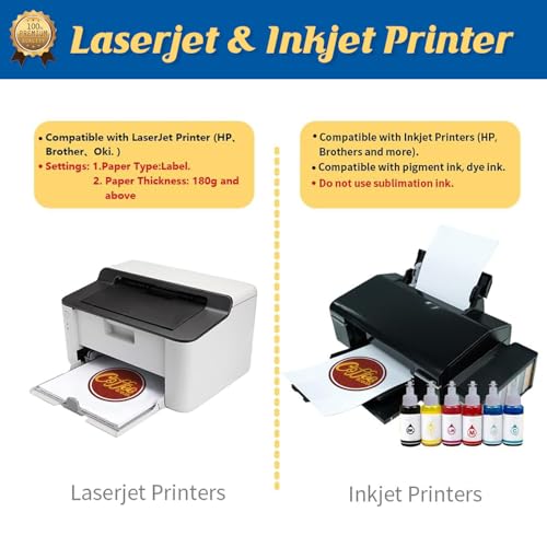 Tru Heat Transfer Paper for Inkjet & LaserJet Printer