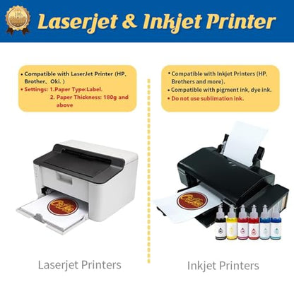 Tru Heat Transfer Paper for Inkjet & LaserJet Printer