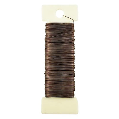26Gauge Coffee Color Metal Floral Wire