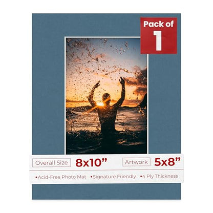 8x10 Mat Bevel Cut for 5x8 Photos
