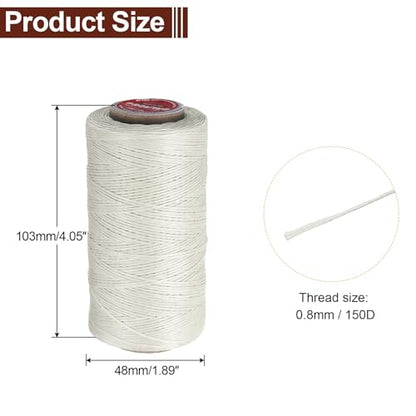 Flat Leather Sewing Waxed Thread