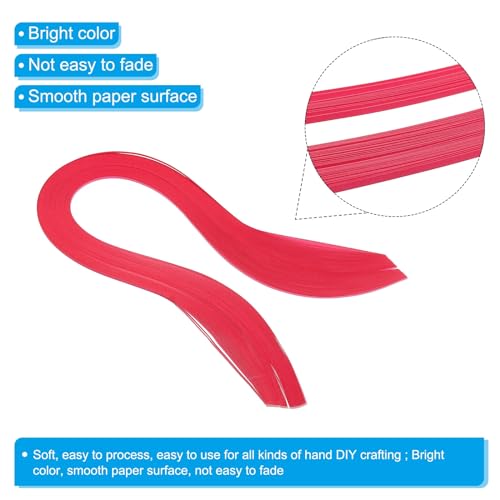 Quilling Strips Paper 600pcs 1.5mm 39cm Origami Paper Quilling Kits for Art DIY Hand Craft Christmas
