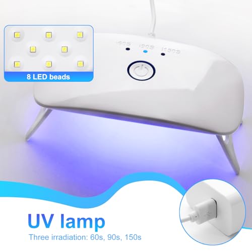400g UV Resin Kit with Light and Molds