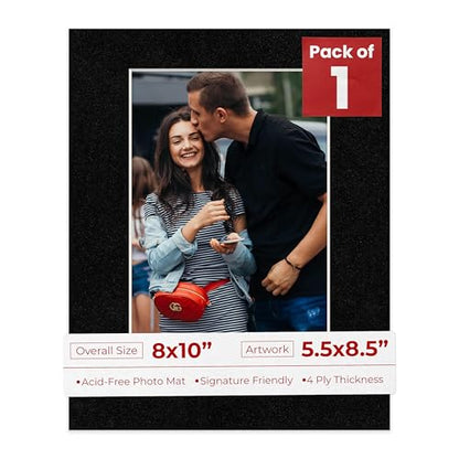 8x10 Mat Bevel Cut for 5.5x8.5 Photos