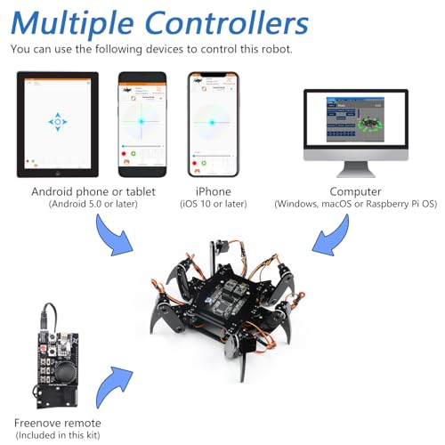 Hexapod Robot Kit with Remote