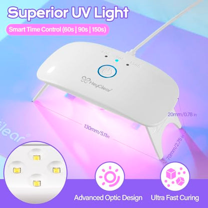 300g UV Resin Molds Kit with Light for Jewelry Making