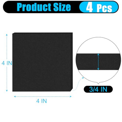4 PCS Adhesive Foam Padding Sheets Closed Cell Neoprene Foam Sheet 3