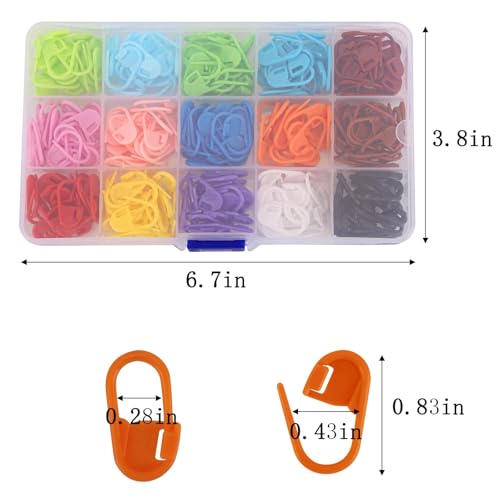 600Pcs Stitch Markers for Crocheting (600 Count)