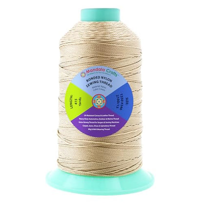 Size 346 210D T350 Cream Bonded Nylon Thread