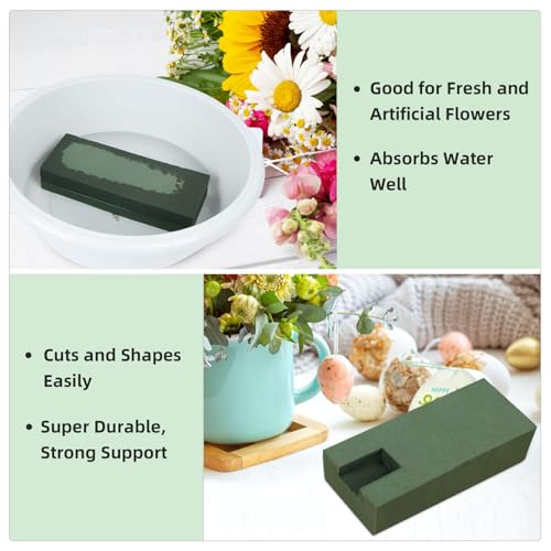 2 Pack Wet and Dry Floral Foam Blocks