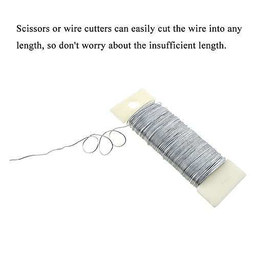 22Gauge Silver Flexible Floral Wire