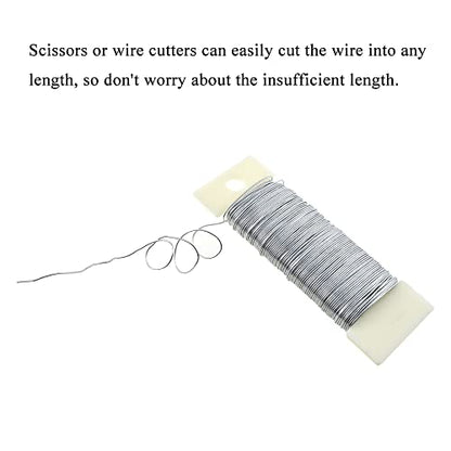 22Gauge Silver Flexible Floral Wire