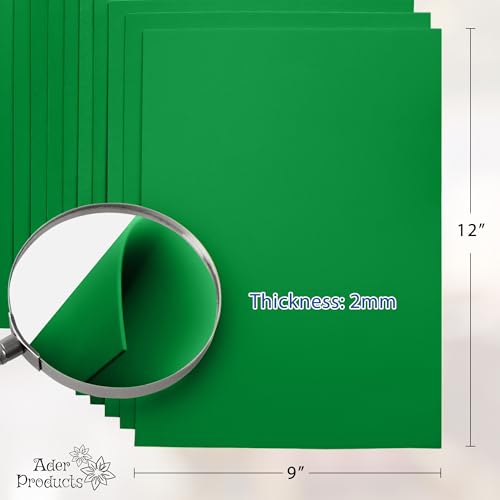 Green EVA Foam Sheets for Crafts