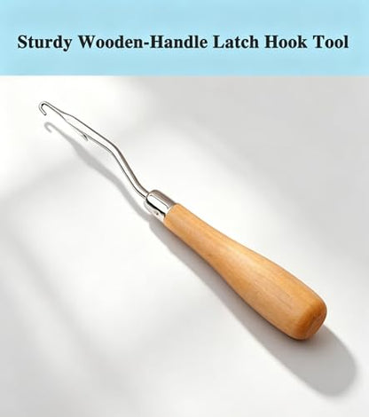Abstract Geometric Latch Hook Kit for Beginners & Adults