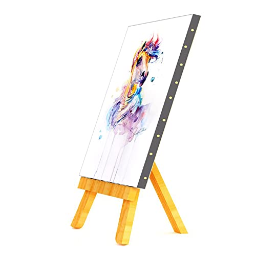 10 Pcs 5.9 Inch Mini Wood Display Easel (10 Count)