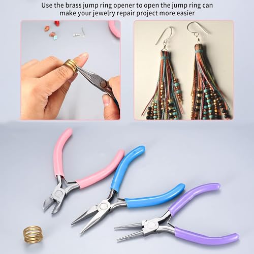 3 Pcs Pliers for Jewelry Making