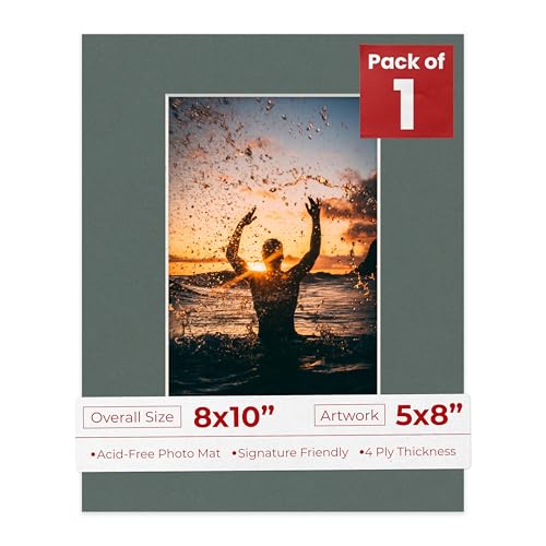 8x10 Mat Bevel Cut for 5x8 Photos