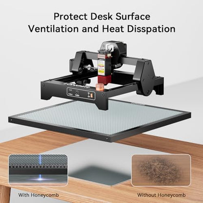Ray5 mini 2.5W Laser Engraver with 15.7"x 15.7" Honeycomb Bed