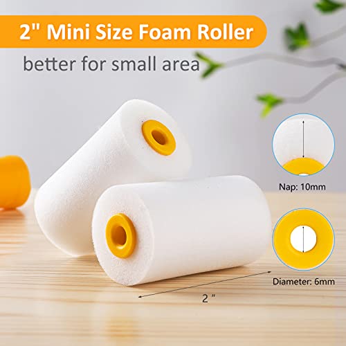 2 Inch Foam Paint Roller Kit