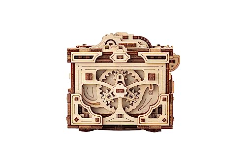 Enigma Chest Puzzle Box 3D Wooden Puzzles for Adults to Build