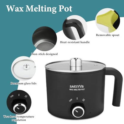 Candle Making Kit with 1.8L Wax Melter Pot