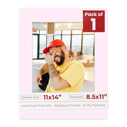 11x14 Mat for 8.5x11 Photo