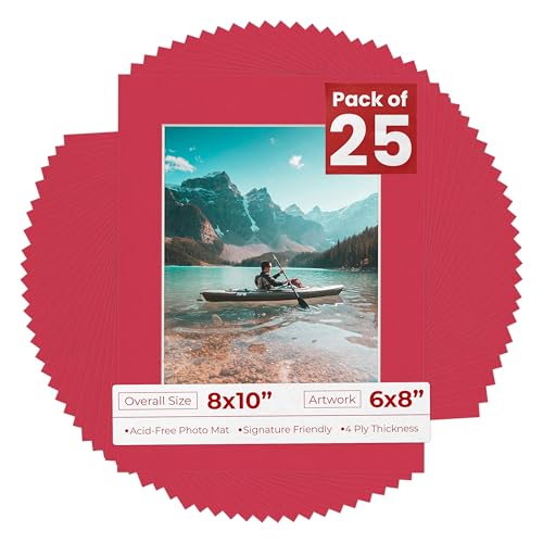6x8 Mat for 8x10 Frame (25 Count)