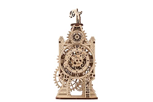 Old Clock Tower 3D Wooden Puzzles for Adults (44 Count)
