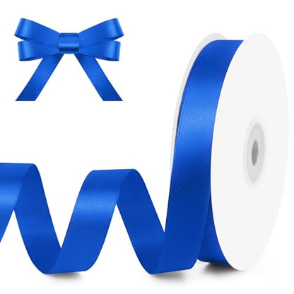 5 8" x 50 Yards Royal Blue Satin Ribbon Crafts Gift Wrapping
