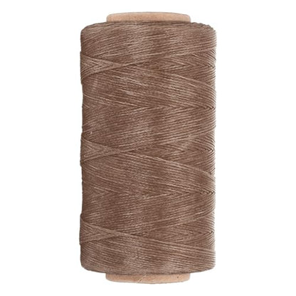 284 Yard Flat Waxed Thread 150D 1mm Leather Sewing Cord for Repairing Shoes Bags Wallets Jewelry Making DIY Leather Craft